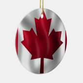 カナダ国旗 セラミックオーナメント (右)