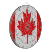 カナダ国旗 ダーツボード (正面左)