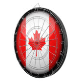 カナダ国旗&ダーツ – スポーツゲームボード/カナダ ダーツボード (正面右)
