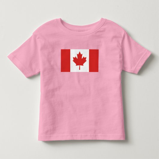 カナダ国旗 トドラーTシャツ (正面)