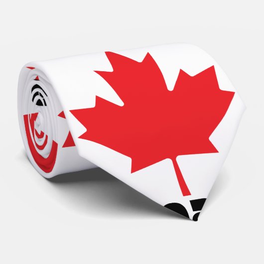 カナダ国旗 ネクタイ (ロール)