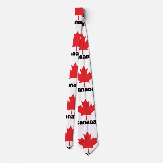 カナダ国旗 ネクタイ (裏面)