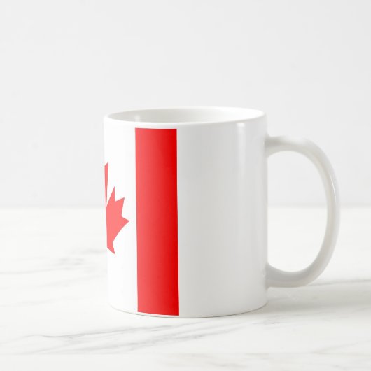 カナダ国旗、ハッピーカナダデー コーヒーマグカップ (右)