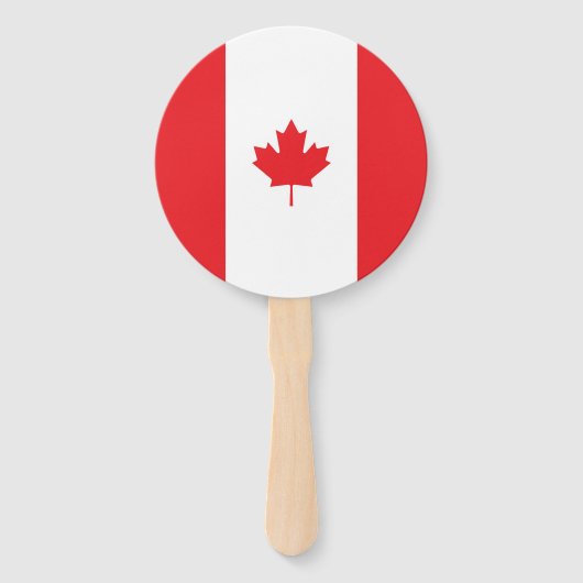 カナダ国旗 ハンドファン (裏面)