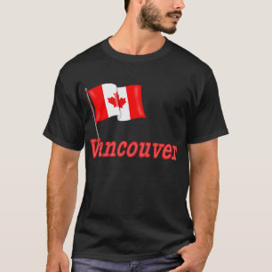 カナダ国旗 – バンクーバー Tシャツ
