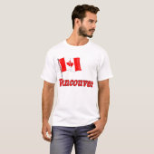 カナダ国旗 – バンクーバー Tシャツ (正面フル)