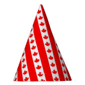 カナダ国旗 パーティーハット (右)