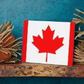 カナダ国旗 フォトプラーク (側面)