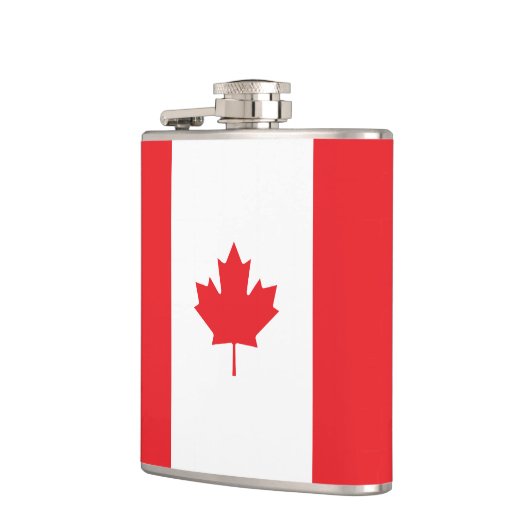 カナダ国旗 フラスク (左)