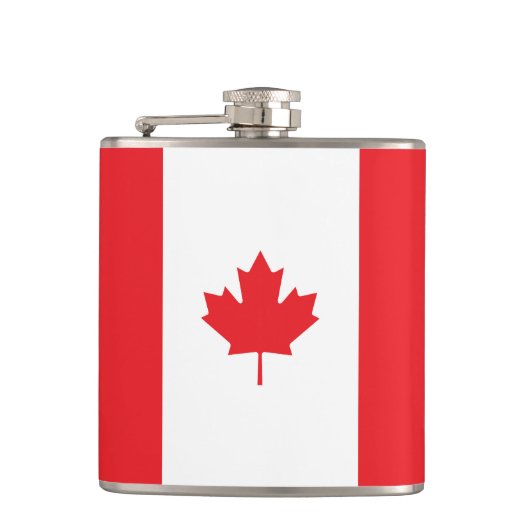 カナダ国旗 フラスク (正面)