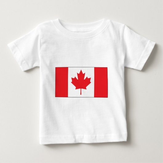 カナダ国旗 ベビーTシャツ (正面)