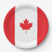 カナダ国旗 ペーパープレート (正面)