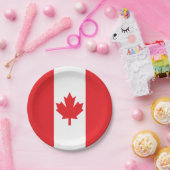 カナダ国旗 ペーパープレート (パーティー)
