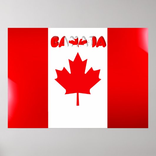 カナダ国旗 ポスター (正面)