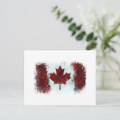 カナダ国旗 ポストカード (スタンド正面)