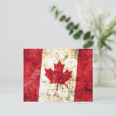 カナダ国旗 ポストカード (スタンド正面)