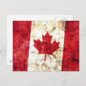 カナダ国旗 ポストカード (正面/裏面)