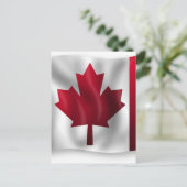 カナダ国旗 ポストカード (スタンド正面)