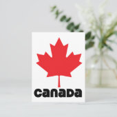 カナダ国旗 ポストカード (スタンド正面)