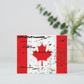 カナダ国旗 ポストカード (スタンド正面)