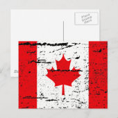 カナダ国旗 ポストカード (正面/裏面)