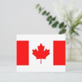 カナダ国旗 ポストカード (スタンド正面)
