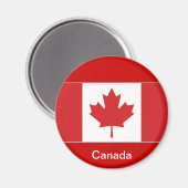 カナダ国旗 マグネット (正面/裏面)