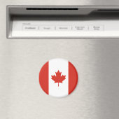 カナダ国旗(メープルリーフ)(カナダ) マグネット (インサイチュ (食洗機))