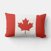 カナダ国旗(メープルリーフ)(カナダ) ランバークッション (裏面)
