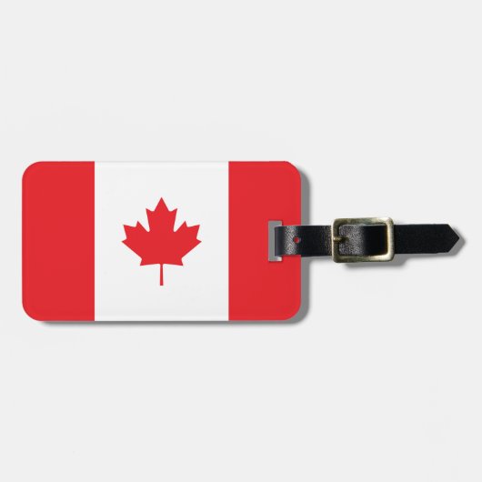 カナダ国旗 ラゲッジタグ (正面横)