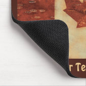 カナダ国旗(内樺の木樹皮) マウスパッド (コーナー)