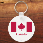カナダ国旗（名前） キーホルダー (正面)