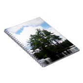 カナダ国旗、島、コテージ・カントリー・ノート ノートブック (右側)