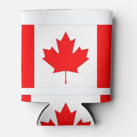 カナダ国旗 缶クーラー (正面)