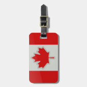 カナダ国旗 – 荷札 ラゲッジタグ (正面縦)