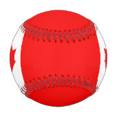 カナダ国旗 野球ボール (正面)
