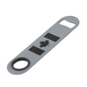 カナダ国旗(黒) スピード栓抜き (正面アングル)