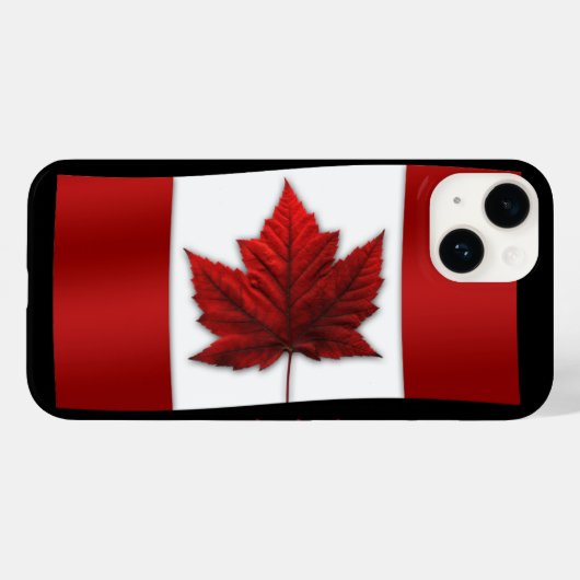 カナダ国旗 iPhone 6 ケース オーダーメイド カナダ ケース Case-Mate iPhoneケース (裏面 (横))