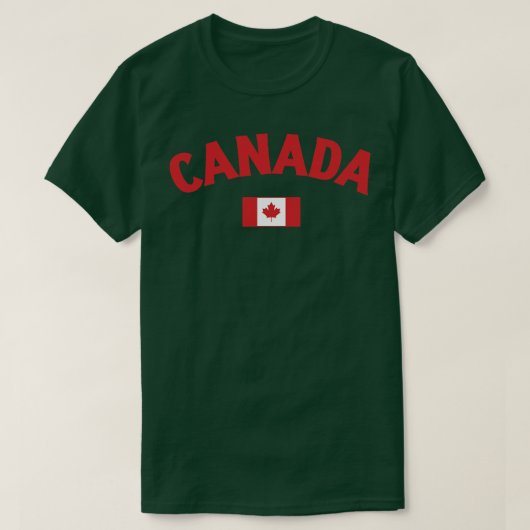 カナダ国旗 Tシャツ (デザイン正面)