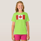 カナダ国旗 Tシャツ (正面フル)