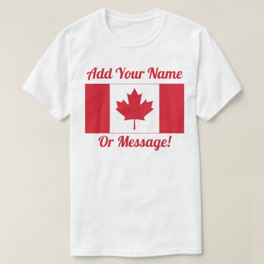 カナダ国旗 Tシャツ (デザイン正面)