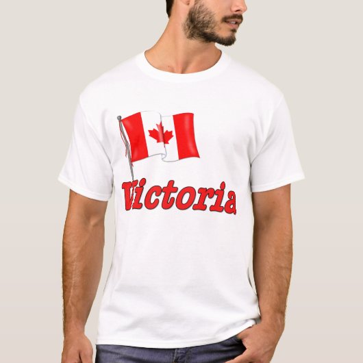 カナダ国旗 – Victoria Tシャツ (正面)