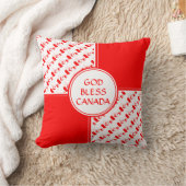 カナダ国旗GOD BLESS PATRIOTIC クッション (ブランケット)