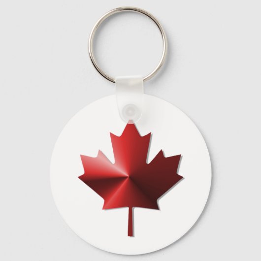 カナダ国旗Maple Leaf Keychain キーホルダー (正面)