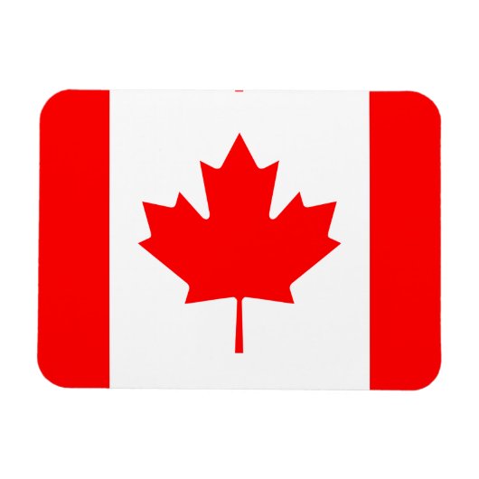 カナダ国旗Maple Leaf O Canada民族シンボルアイコン マグネット (横)