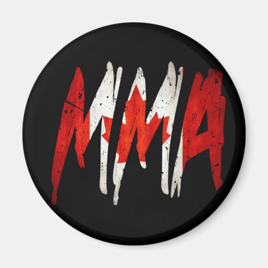 カナダ国旗mma マグネット (正面)