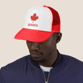 カナダ国旗Red Maple Leaf Canada Day Name文字 キャップ (インサイチュ)