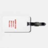 カナダ国旗Red Maple Leaf Canada Day Name文字 ラゲッジタグ (裏面横)