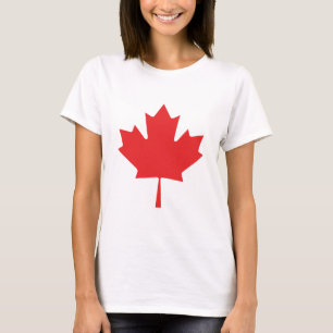 カナダ国旗Tシャツ – フラットシールデザイン Tシャツ