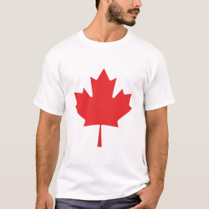 カナダ国旗Tシャツ – フラットシールデザイン Tシャツ
